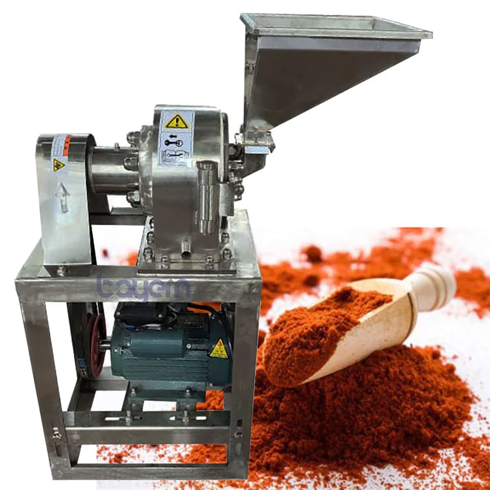 High Capacity Hot Sale Pepper Grinder Sugar Powder Crusher Spices Herbs Multifunction Food Grinding Chili Powder Machine