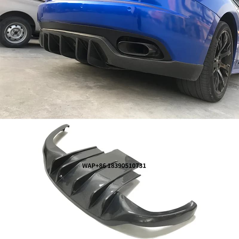 Carbon Fiber Fibrerear Bumper Lip Diffuser Fit for GTS  2008-2015
