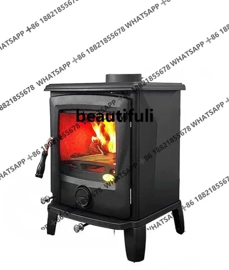 xx1Winter winter heating firewood real fire wood small heater cast iron independent bed and breakfast