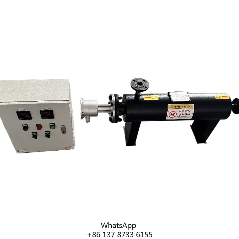 High-Efficiency Electric Flanged Fluid Pipe Heater Core Component For Industrial Molten Salt Energy Storage For Farm Industries