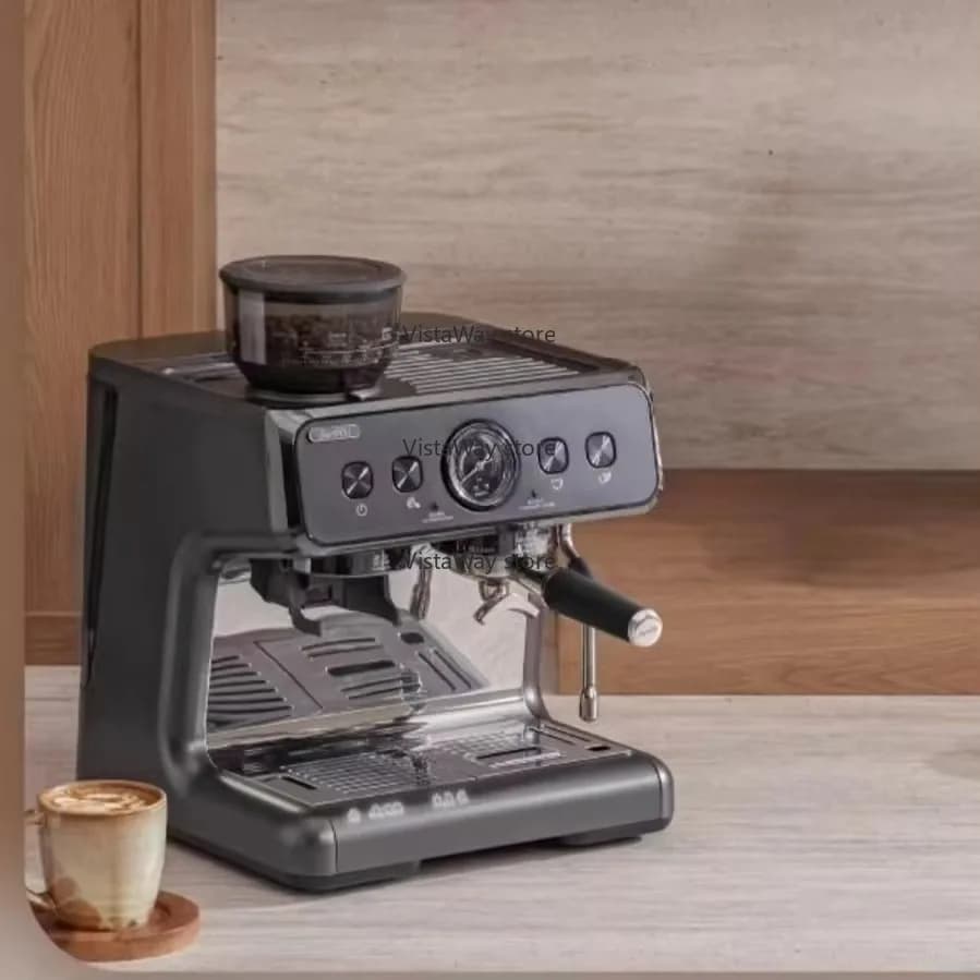 Hot Upgraded Semi-automatic Multifunctional Grinding and Extraction Coffee Machine Espresso Machine with Milk Frother