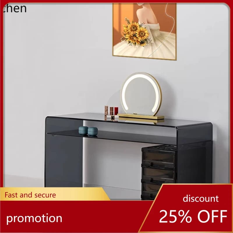 HT nail salon makeup table bedroom simple modern small master bedroom dresser storage cabinet integrated home decor