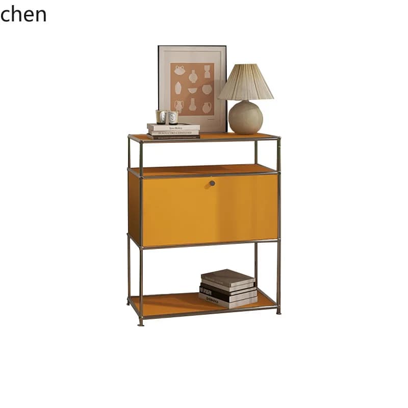 ZML Bedroom Kitchen Furniture Sideboard Storage Vintage Chest of Drawers Living Room Storage Module Combination Cabinet