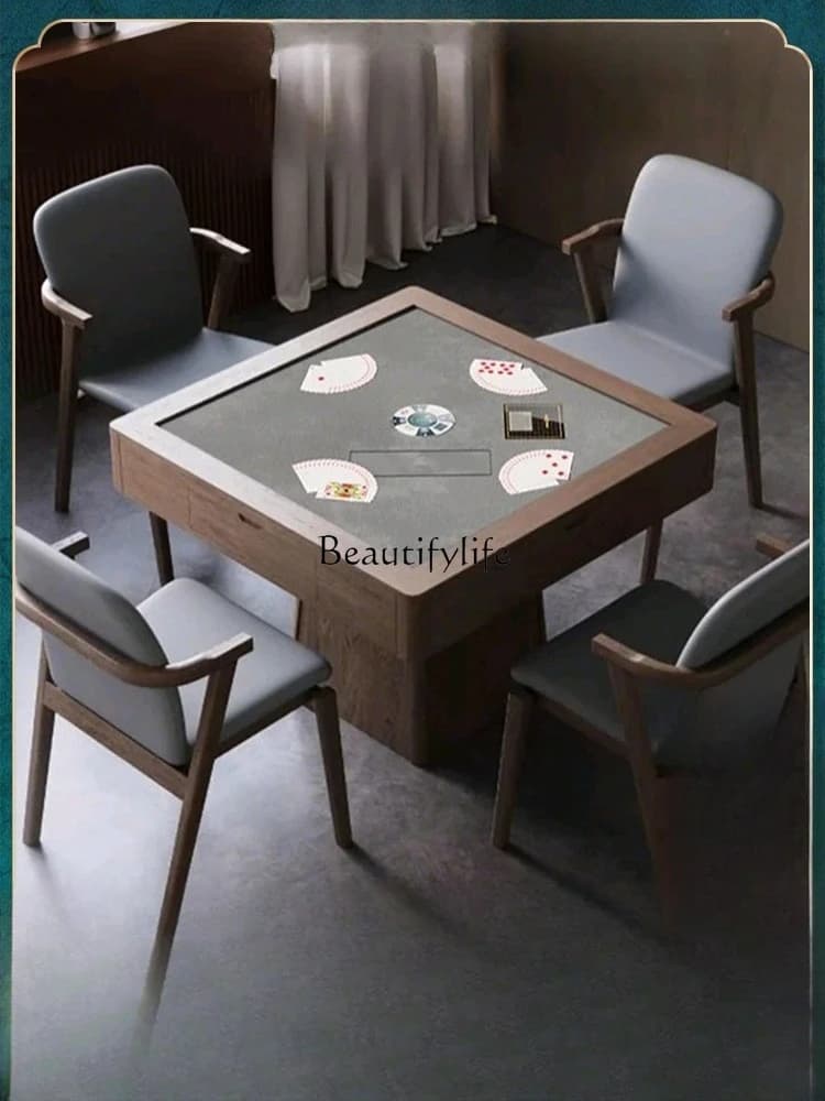 4*Fully automatic new Chinese solid wood advanced poker machine