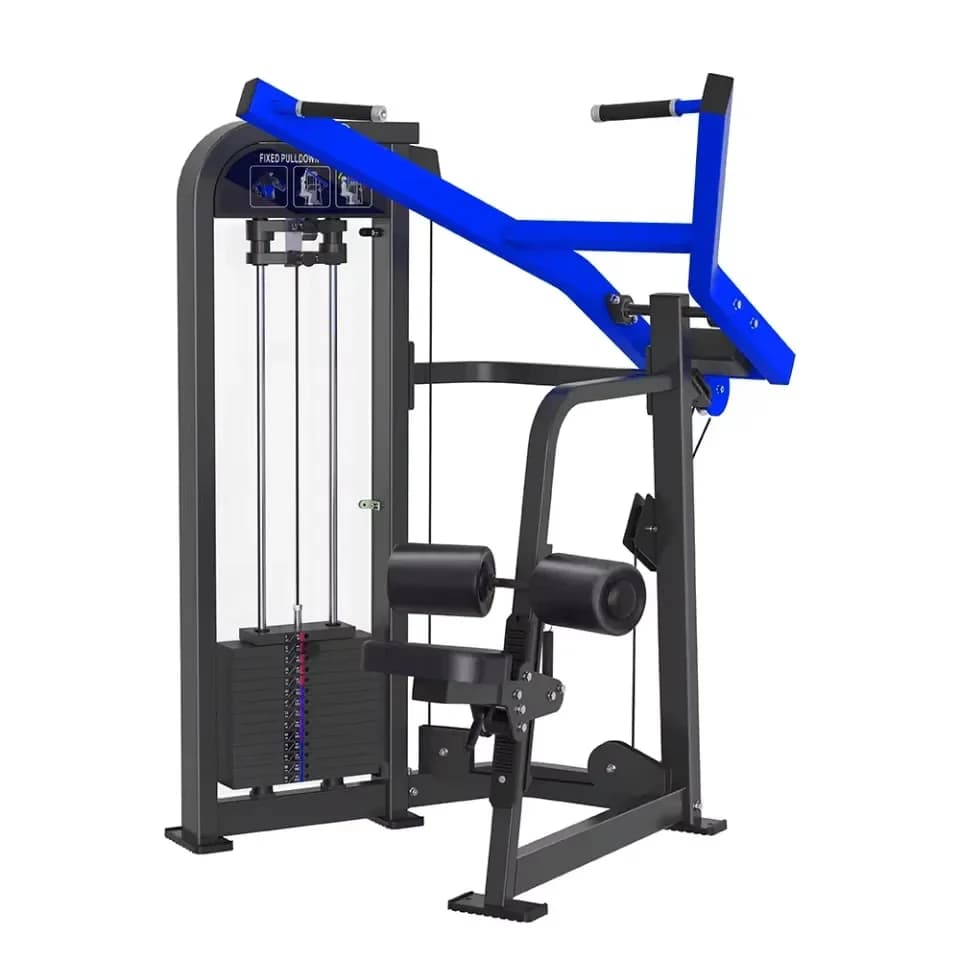 Bodybuilding Commercial High Pully Exercise Machine Vertical Traction Pull Down Machine Seated Lat Pulldown Machine