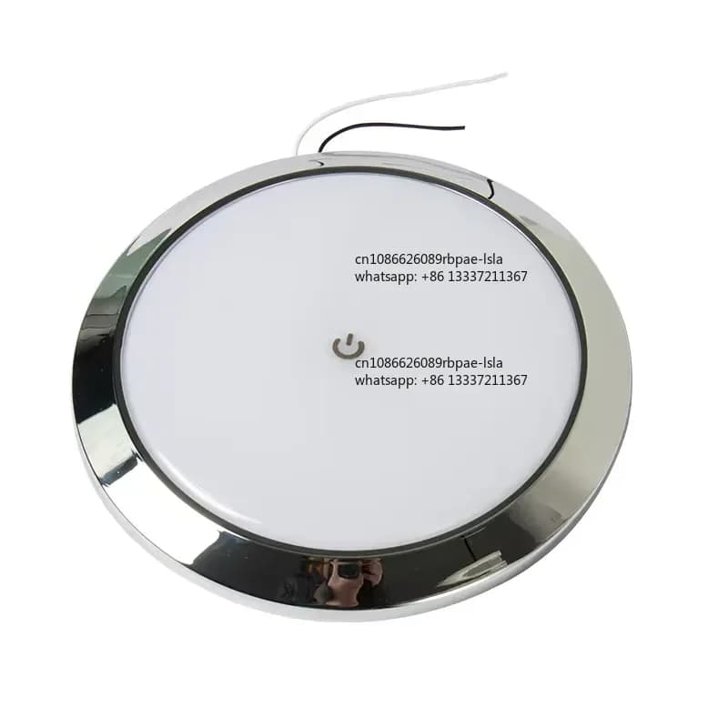 12V Caravan RV Car Interior Ceiling LED Round Light LED Lamp for RV Motorhome