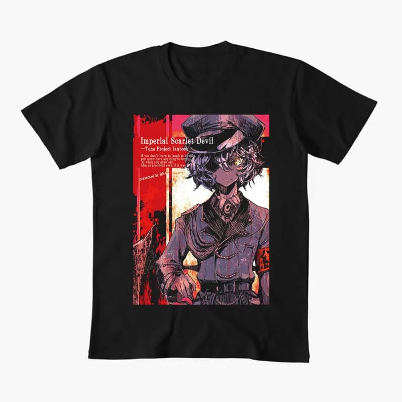 Saga Of Tanya The Evil 0429 Tanya Degurechaff Anime Gift t shirt Youjo Senki Manga tee Short-sleeve Y2K Clothes All size Tops