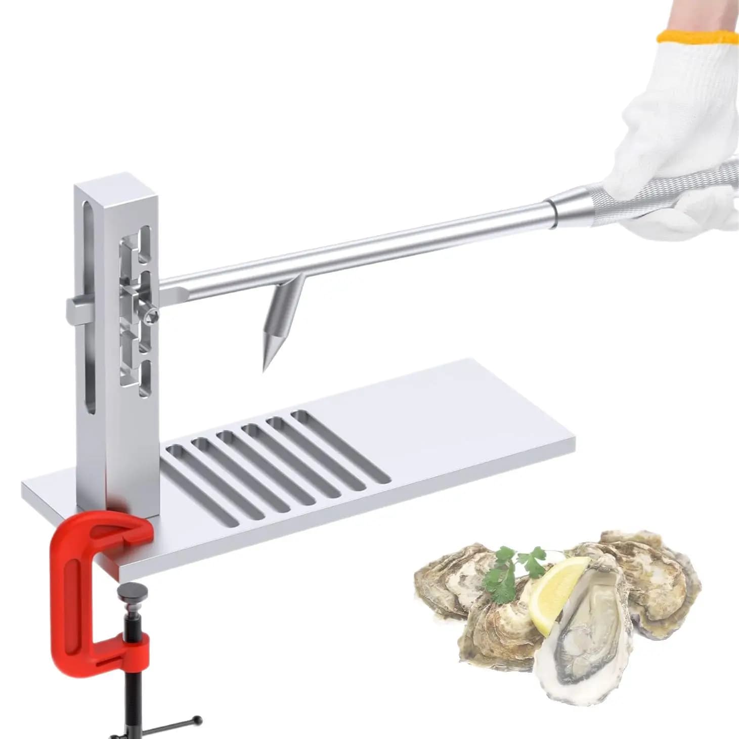 Stainless steel oyster shell opener Open oyster artifact professional prying fish killing tools