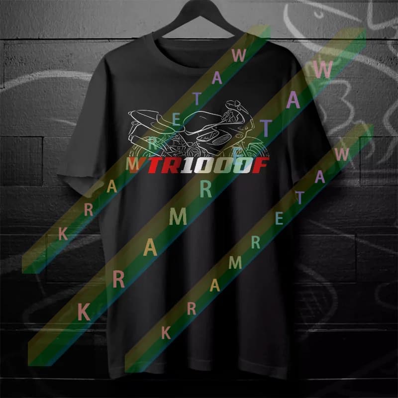 2025 summer H Hondas Men T Shirt VTR1000F 1997-2005 Motorcycle T-shirt Graphic Summer 100% Cotton Cool Tee S-3XL