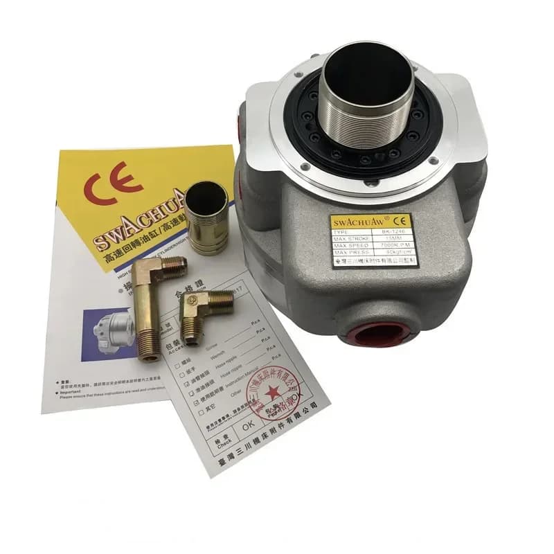 Rotary cylinder, hydraulic chuck cylinder, lathe cylinder