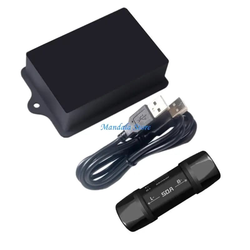 U2JC Accurate Voltages & Current Measurement Device High Precisions Power Meter Electrical Measuring for Battery Monitoring