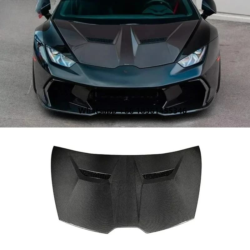 High-quality Lightweight FOR Huracan LP610 Dry Carbon Fiber Hood