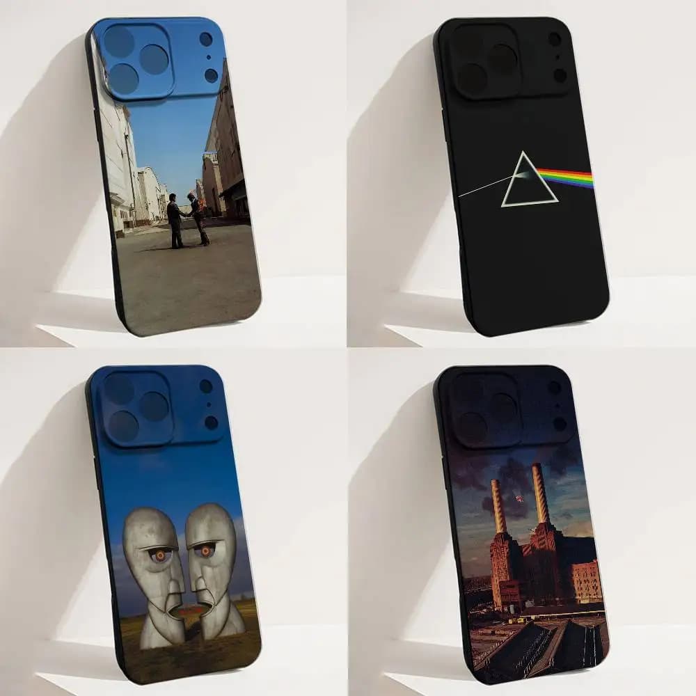 P-Pink-es F-Floyd-es Phone Case For iPhone 17,16,15,14,13,12,X,XS,8,7,Pro,Max,Plus,E,SE4,Air,Mini Ultra-Thin Funda