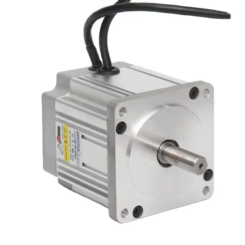 80mm BLDC Motor 48V 3000rpm 157W 0.5Nm Brushless DC Electric Engine for Automation Equipment CE RoHS Certified Model 80BLF86