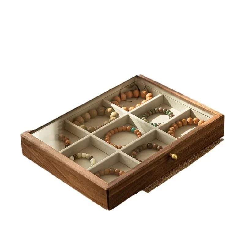 Wenwan bracelet box, storage box, bracelet jewelry box, large capacity dust-proof bracelet with lid, pendant, jewelry box.