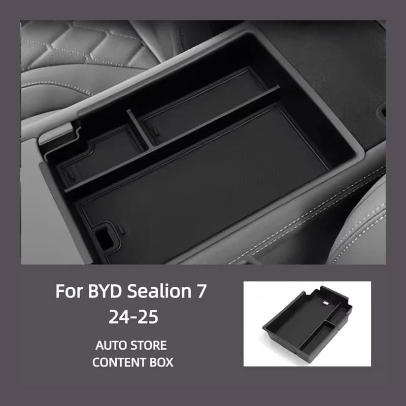 It is suitable for 24-25 models of Hiace Hiace 07 EV modified console storage box and lower center console storage box