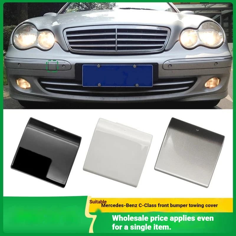 Applicable to 06-07 Mercedes-Benz C-class front bumper trailer cover W203 front bar traction hook hole cover 2038850026