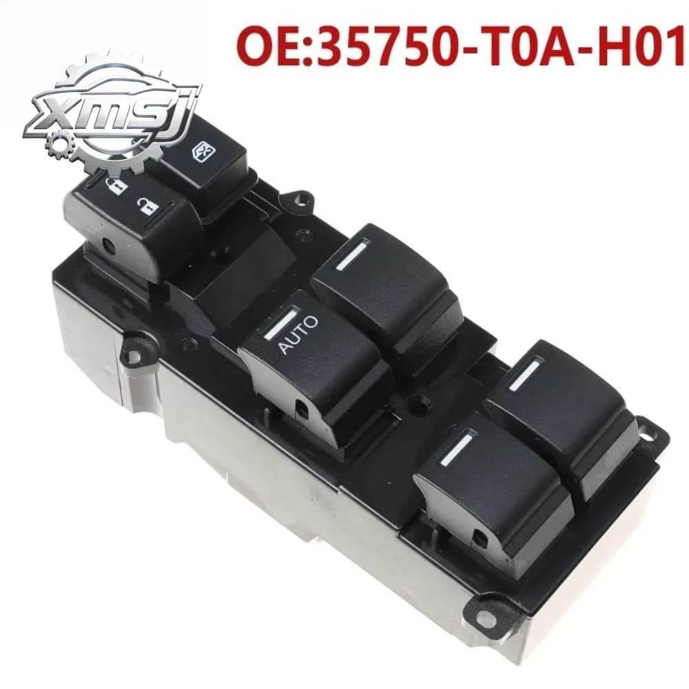 35750-T0A-H01 Interruptor de ventanilla eléctrica delantera izquierda 35750T0AH01 35750TS6H01 para Honda CR-V CRV MK4 2012-2015