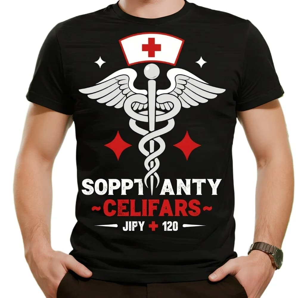 Cring Compassion Comfort. Medical Caduceus Silver Wings Nurse T-Shirt 100% Cotton O-Neck Summer Short Sleeve Casual Mens T-shirt