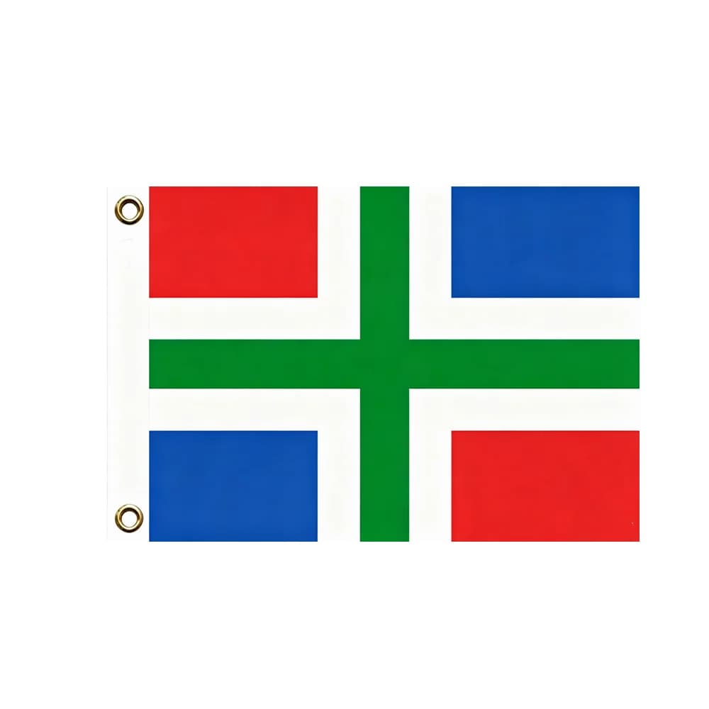 Green Cross Red Blue Square Polyester Banner 2x3ft 3x5ft Vintage Decor Wall Hanging Flag For Home Garage Club Shop Wall Decor
