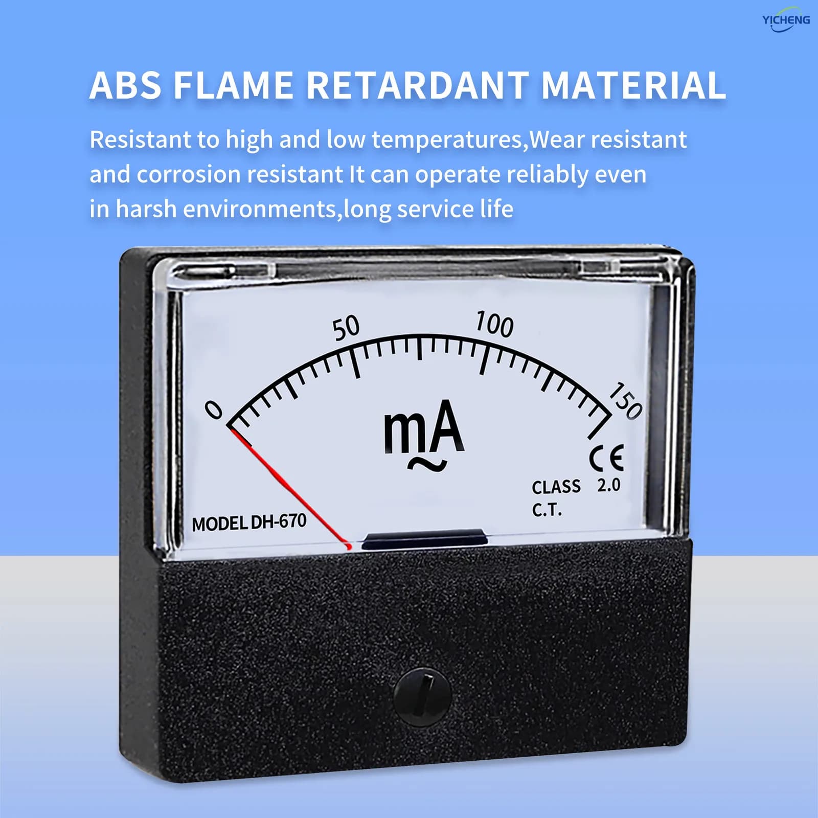 YICHENG Milliampere Meter DC/AC Ammeter 1mA2mA3mA5mA10mA20mA30mA50mA100mA200mA300mA500mA1000mA Current Test