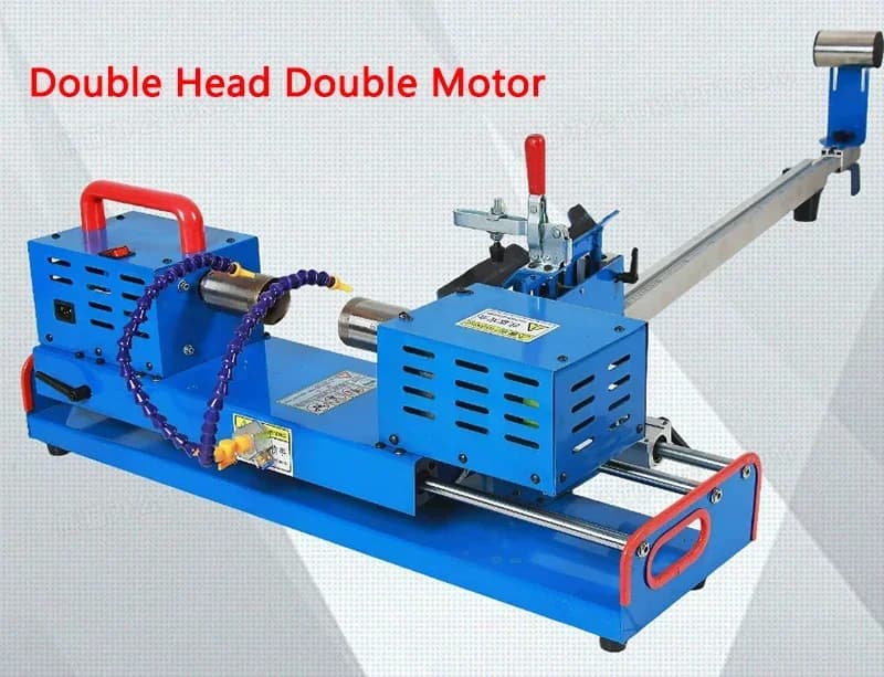 New Double Motor Sliding Electric Stainless Steel Pipe Grinding Tool, Pipe Beveling Machine, Staircase Handrail, Pipe Arc Joint