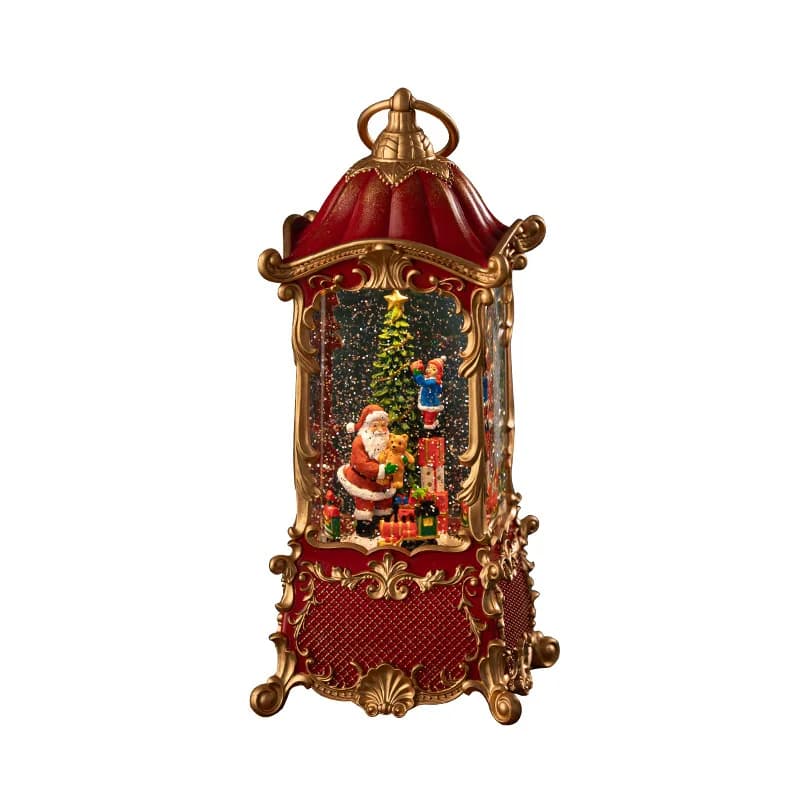 Christmas decorations, music box, music box, crystal ball