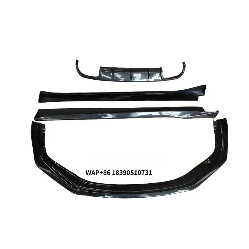 True Carbon Fiber Front Lip Side Skirt and Rear Diffuser for 2016-2018 911.1 911.2 Body Kit