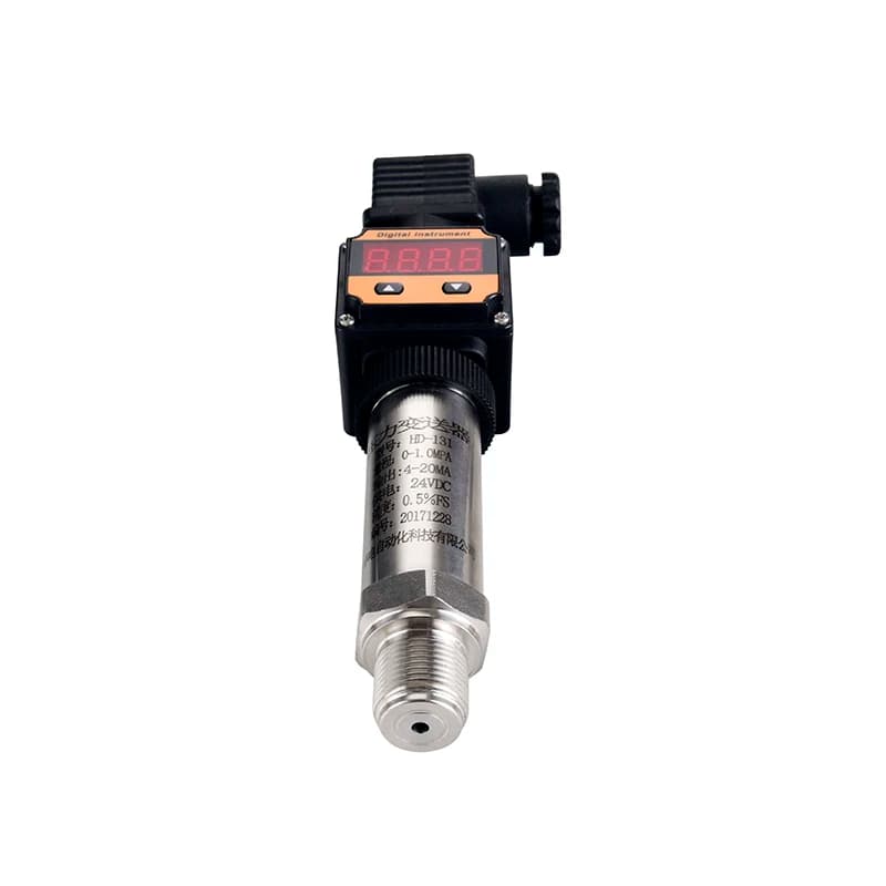 LED display 4-20mA RS485 Digital display Pressure Sensor Transmitter G1/4 thread size 1Mpa 16bar 50mbar  pressure Instruments