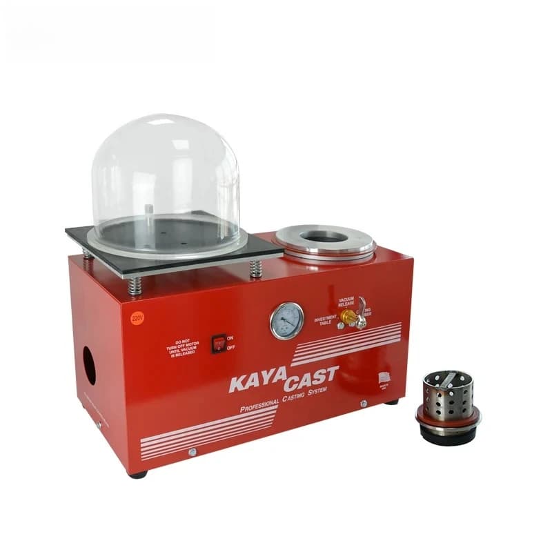 4L High Quality Investing For Jewelries Metals Gold Silver Copper Mini Vacuum Caster Casting Machine DIY Made In China Factory