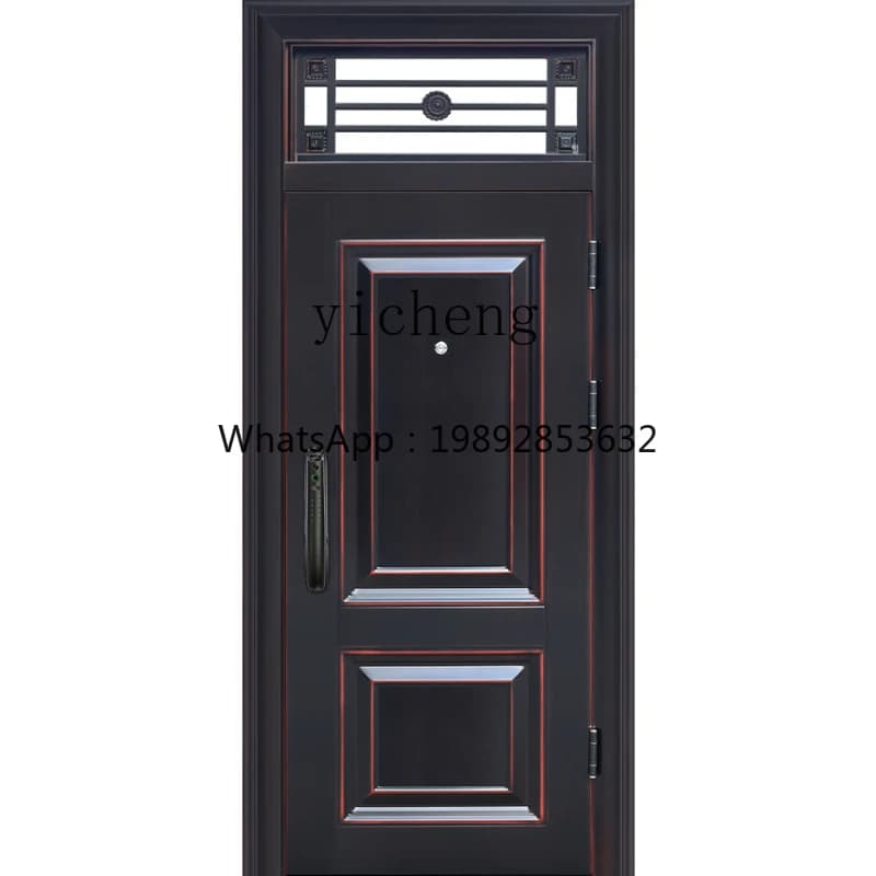 ZZf Anti-Theft Door Household Open Window with Air Window Sun Protection Ventilation Indoor and Outdoor Steel Single Door