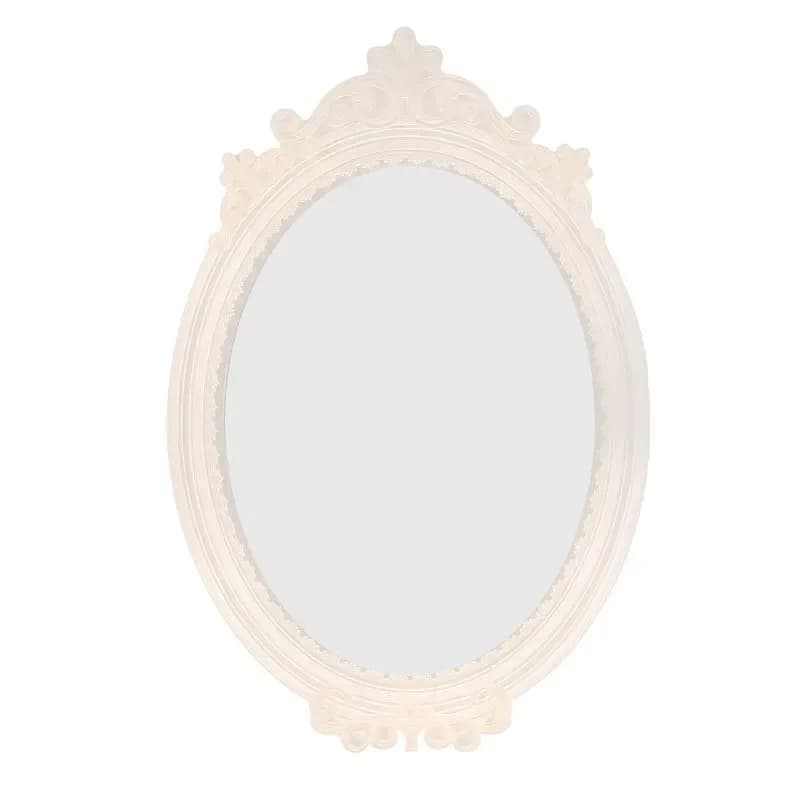 LED smart  French cosmetic mirror, touch defogging bathroom stepless dimming round mirror
