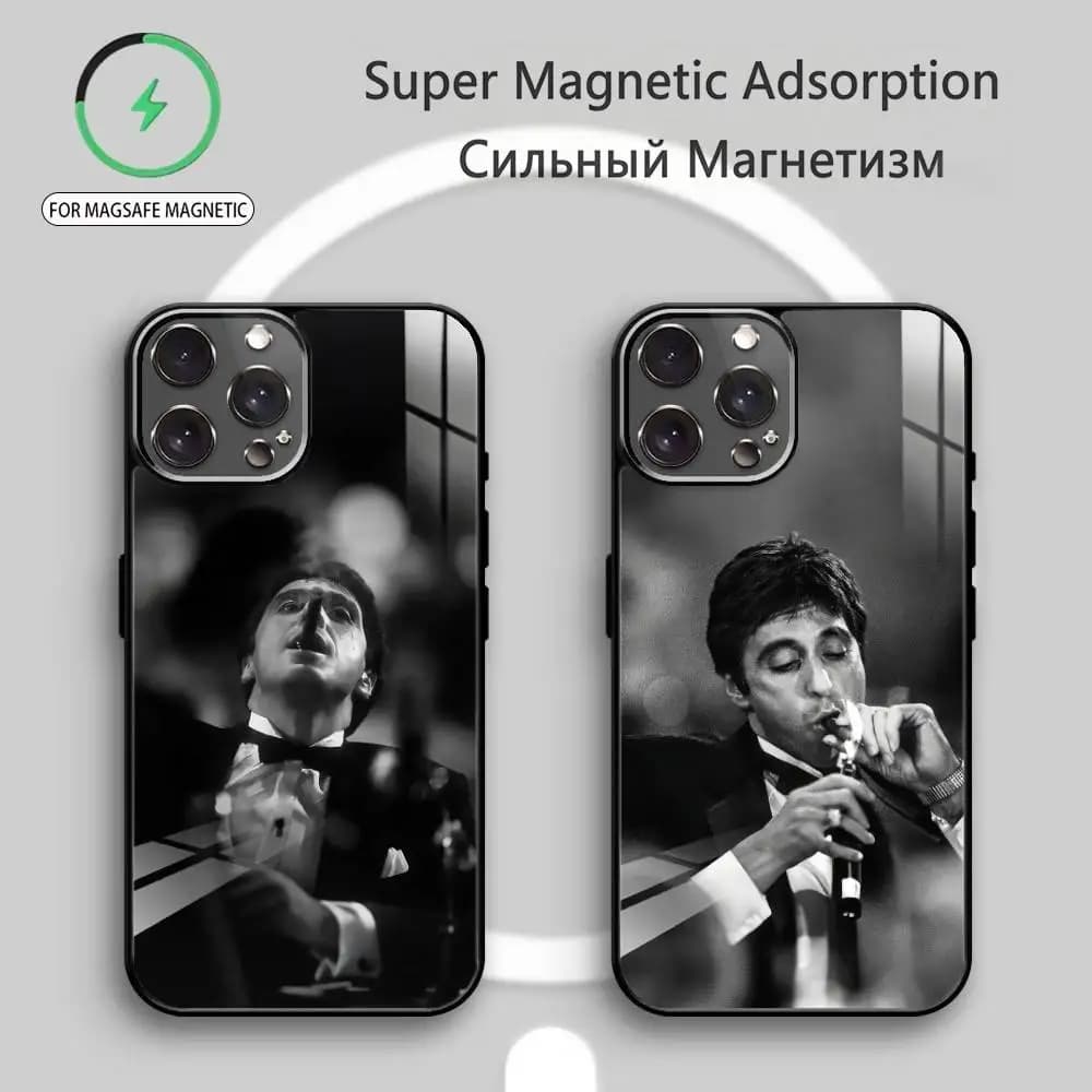 Al Pacino C-Corleone Phone Case For iPhone17,16,15,14,13,12,11 Plus,Pro Max Magnetic For Magsafe Wireless Charging