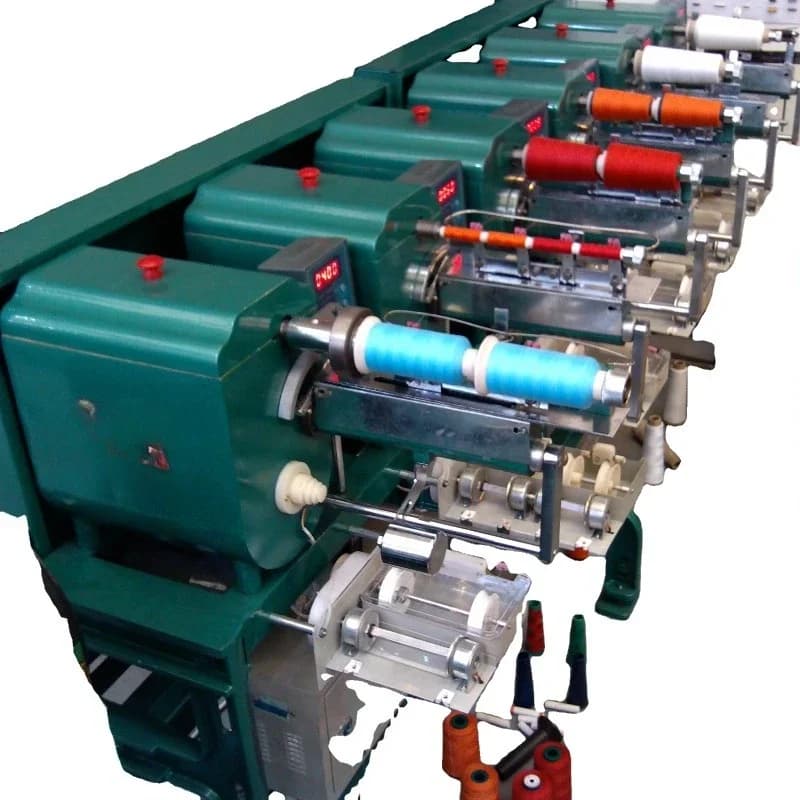 6 Spindle Sewing Thread Winding Machine Embroidery Thread Winding Machine Yarn Sewing Thread Cone Winding Machine