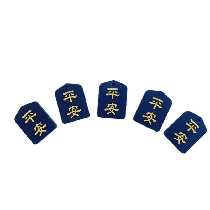 LMM small pendant accessories peace and joy prayer brand double-sided bag pendant
