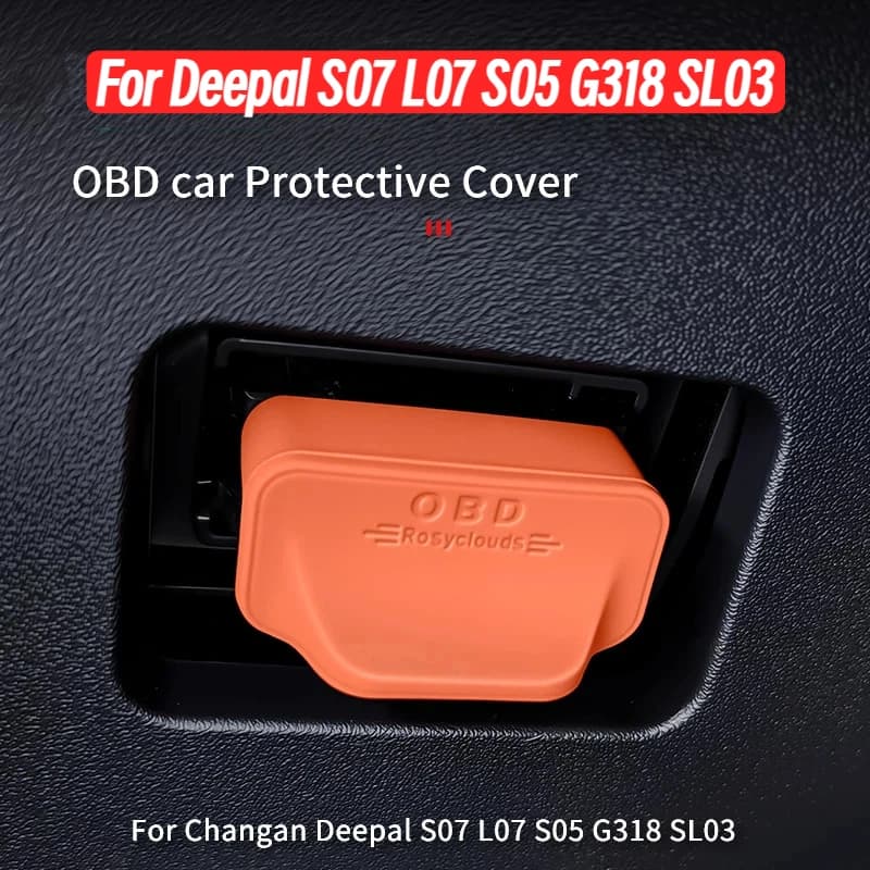 Silicone OBD Port Protective Cover For Deepal S07 L07 S05 G318 SL03 Diagnostic Interface Waterproof Dustproof Cover