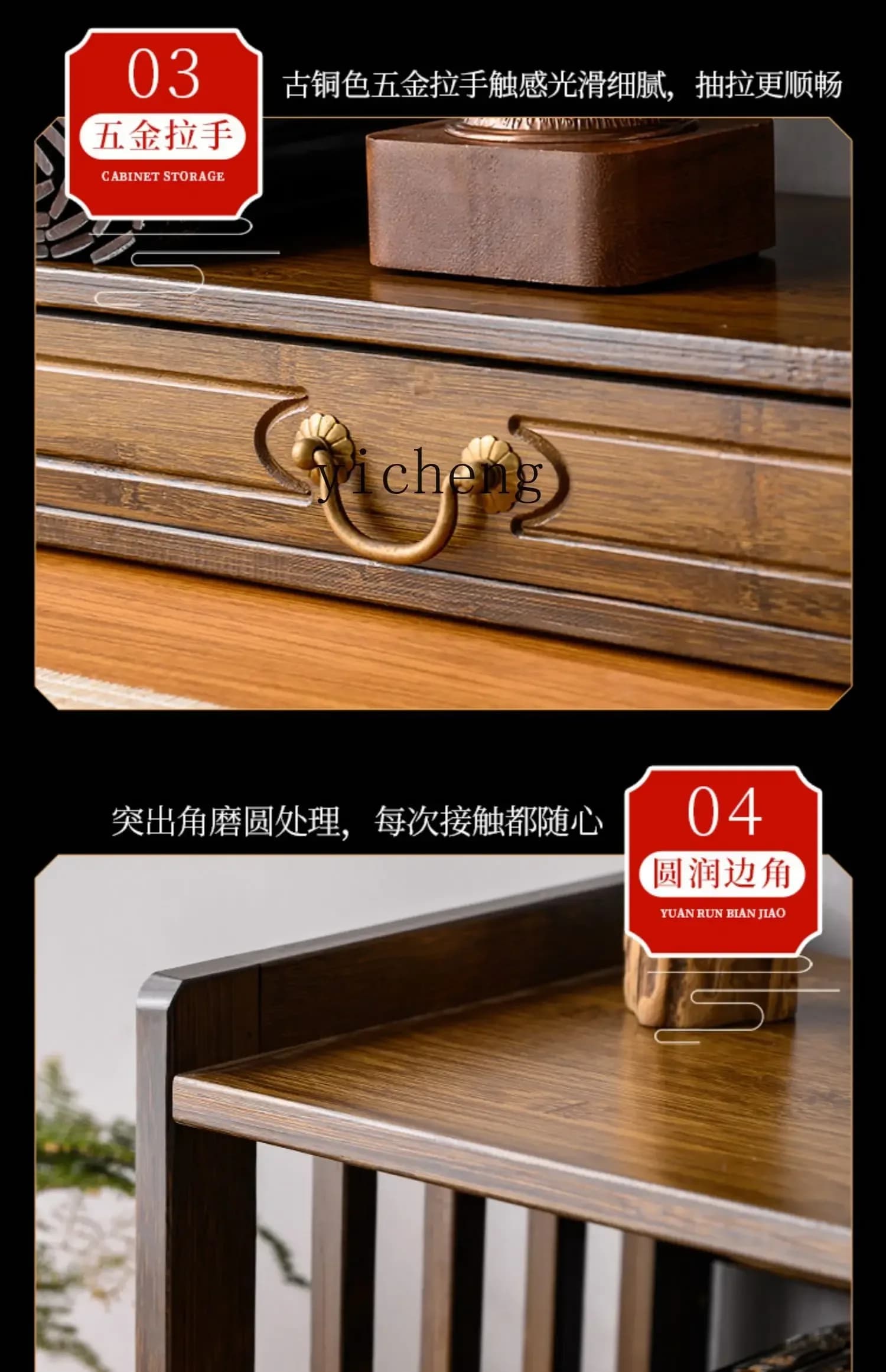 b11-Home Buddha Worship Pedestal Heightened Bodhisattva Base Prayer Altar Table Altar