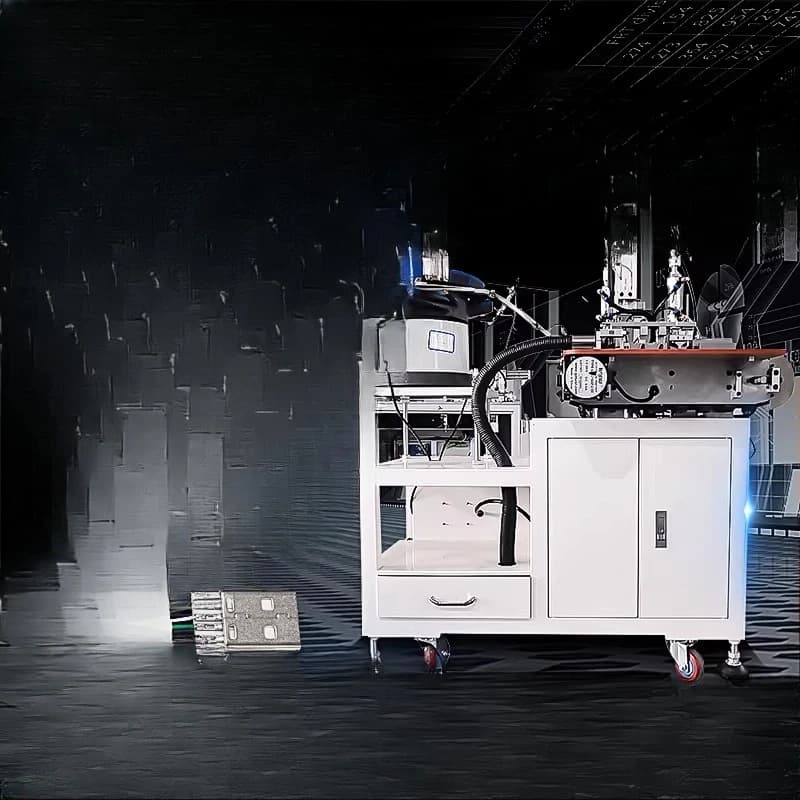 USB automatic soldering machine, data cable terminal welding machine