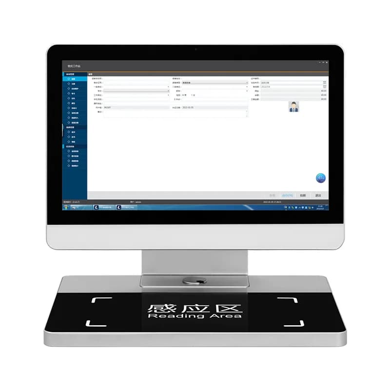 Librarian workstation all-in-one machine touch LCD book inquiry end point lending machine library self-service borrowing and