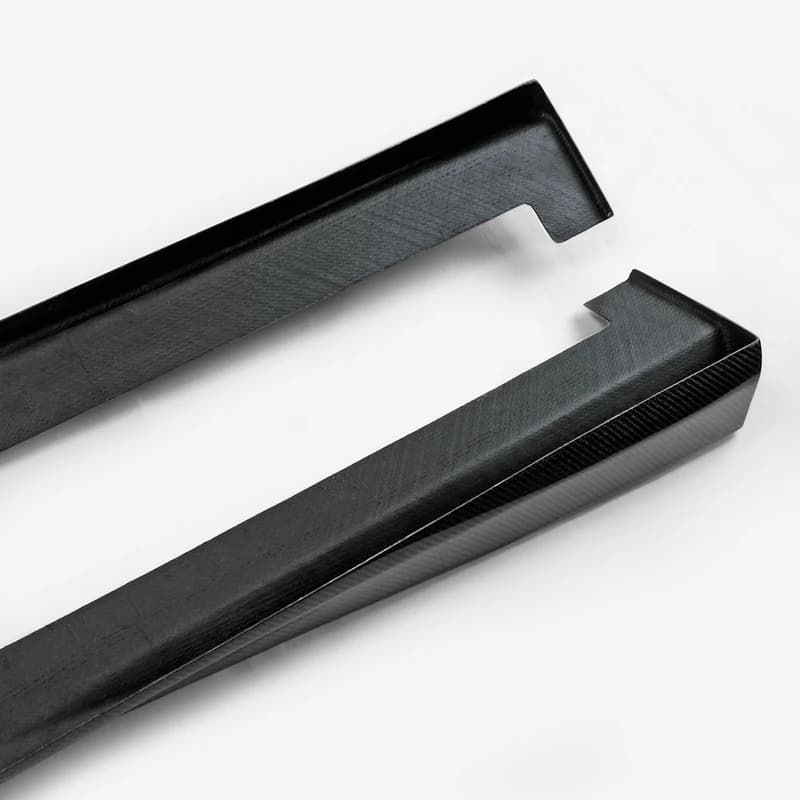 Car Accessories Lightweight Glossy Carbon Fiber Side Skirts Exterior Replacement Tuning for Civic Type R FK8 2017+