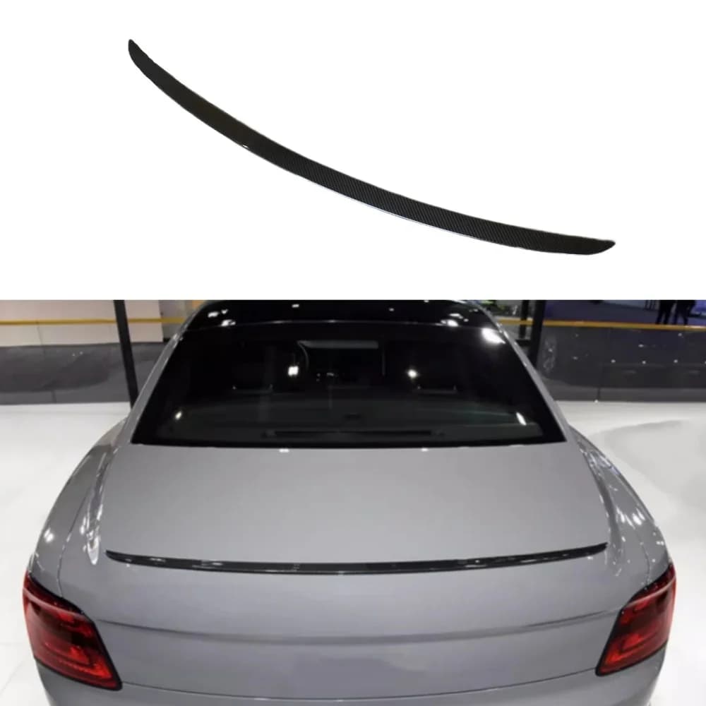 New Style Dry Carbon Fiber Tail Wing Body Kit for Flying Spur Upgrade Rear Spoiler Car Modification Kit