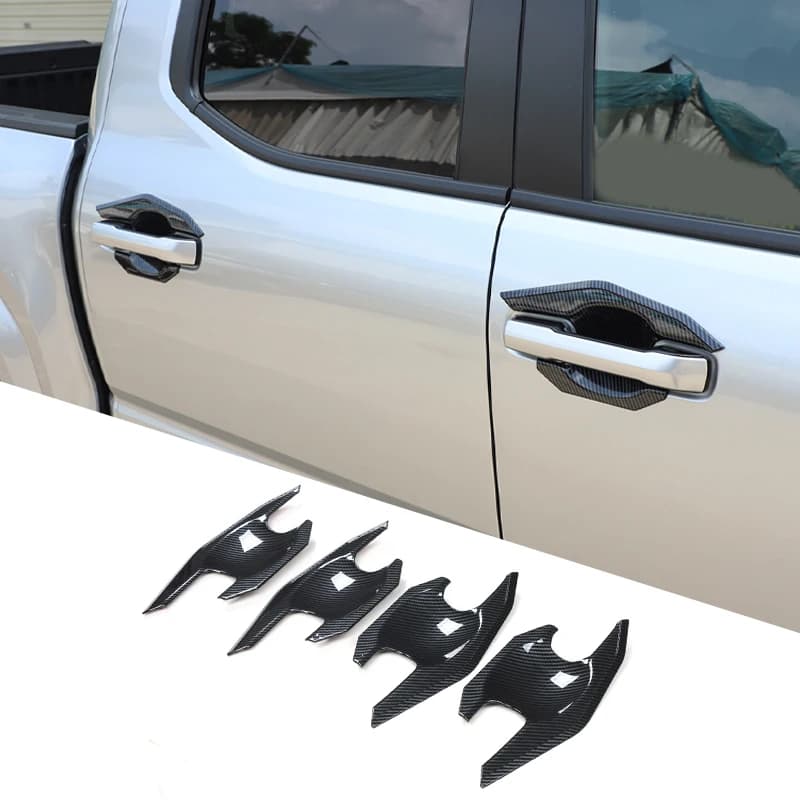 Car Door Bowl Protector Cover Exterior Door Bowl Trim Sticker Car Door Cup Decal Car Accessory For Toyota Tacoma N400 2024-2026
