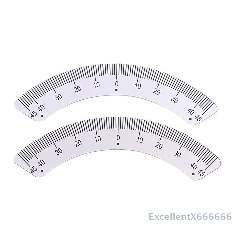 45 Degree Angle Arc Measuring Gauging Tools Caliper Protractors Milling Machine Part - Angle Plate Scale Ruler