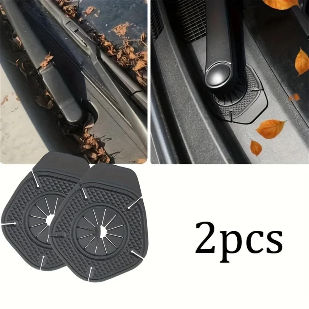 Universal Car Windshield Wiper Arm Hole Protective Cover Silicone Wiper Bottom Prevent Debris Leaf Falling Dustproof Pad New