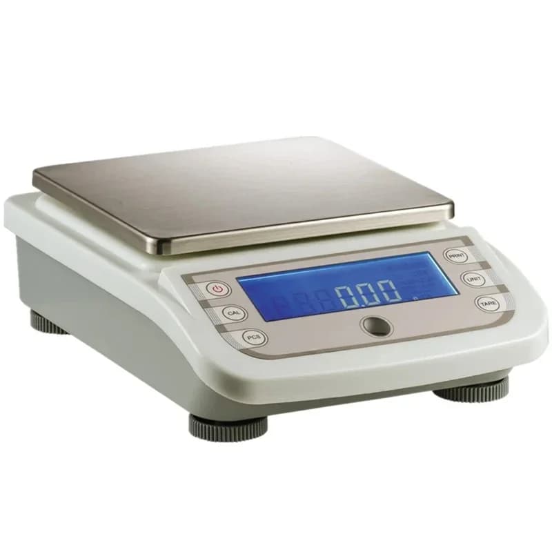 Precision Electric Digital Weighing Scale 0.01g to 6000g Range Top Load Laboratory Balance 0.1g Accuracy Display Type