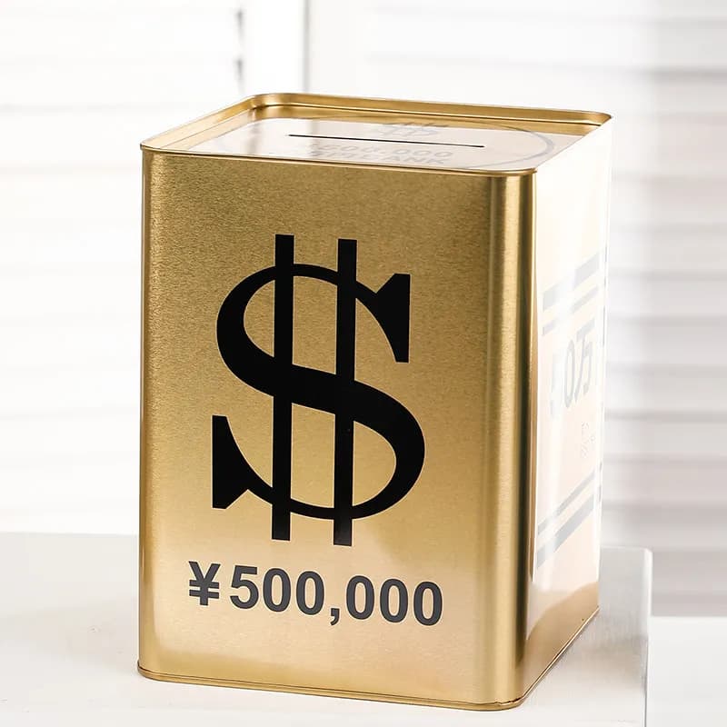 Safe Beauty Money Boxes Room Decor Luxury Saving Euro Coin Storage Children Gift Cute Piggy Bank Cheap Spaarpot Home Products
