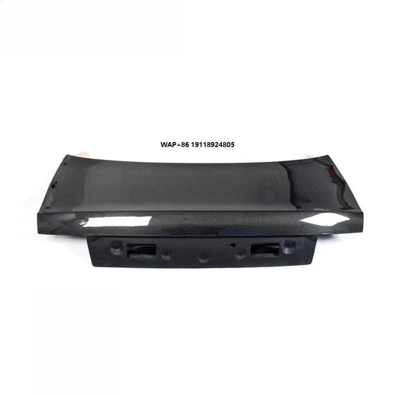 Carbon Fiber Trunk Fit for 1995-1998 S14 Zenki S14A Kouki OEM Style Trunk Boot Lid Without Brake Light Hole