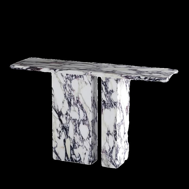 Entrance table against the wall Extremely simple strip case Long strip Italian light luxury household