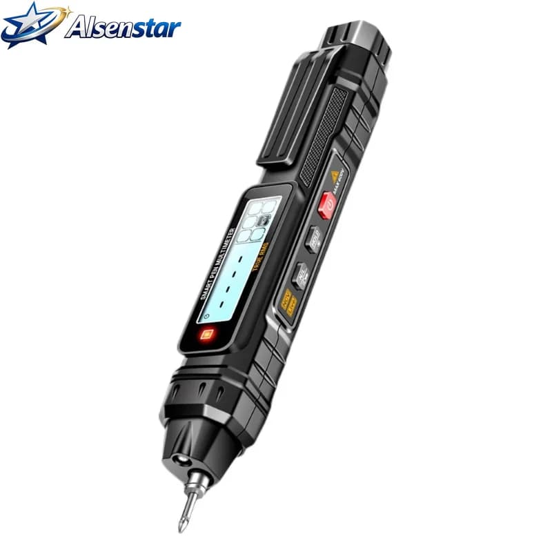 Intelligent multimeterpointer flashlight illumination pen digital multimeter 4000 count AC/DC voltage OHM diode tester powertool