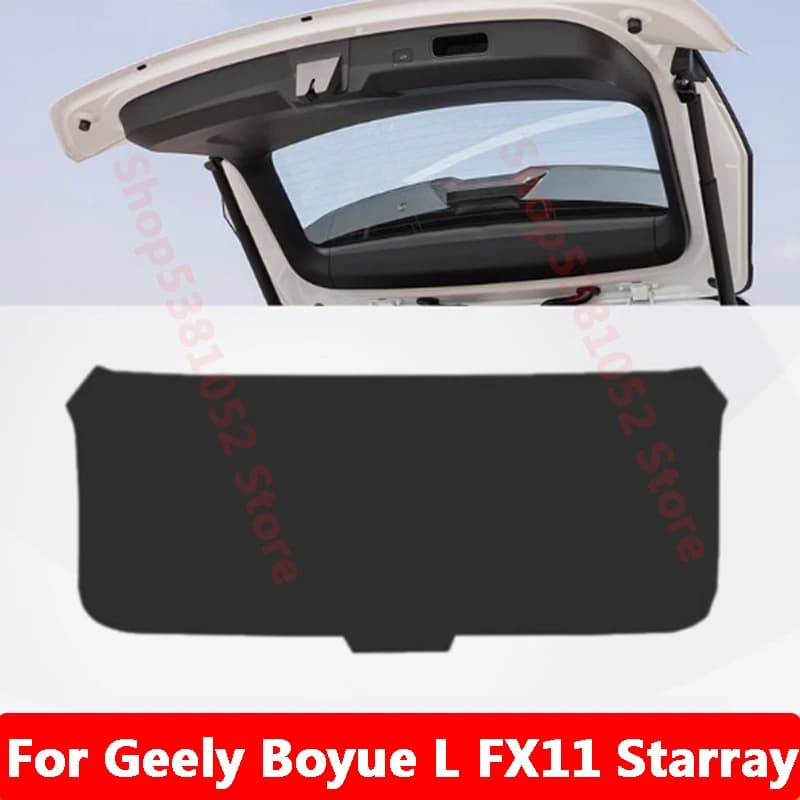 For Geely Boyue L FX11 Starray Atlas L 2023 2024 Car Rear Trunk Tailgate Protection Pad Trunk PU Leather Pad Accessories